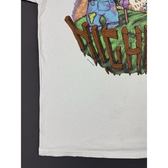 Rare Grateful Dead Liquid Blue Highgate Bear Farm Band Tee Tour Promo Large Art - Picture 5 of 10